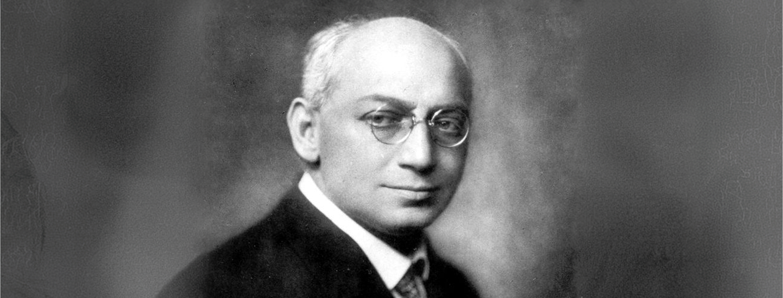 Retrato de Sándor Ferenczi, em preto e branco de arquivo